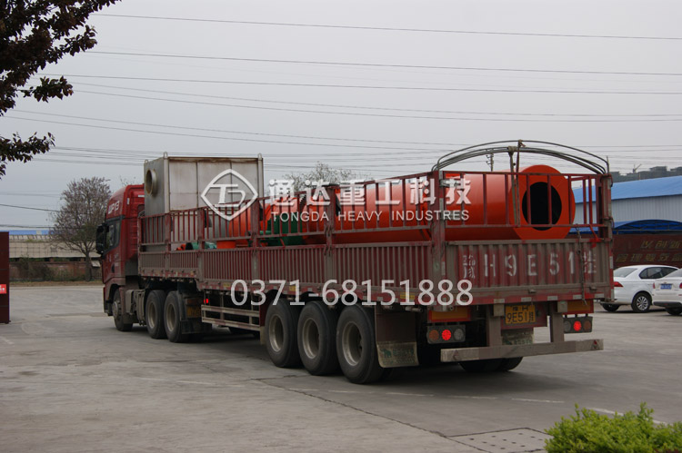 通達重工有機肥烘干機設備發貨忙